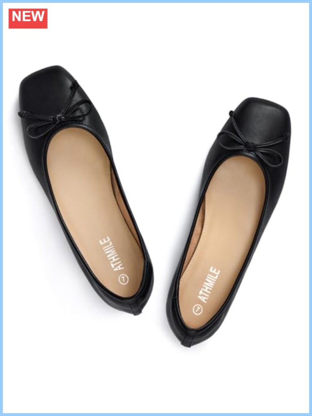 Square Toe Ballet Flats Microfiber Leather Suede Slip On Dressy Casual